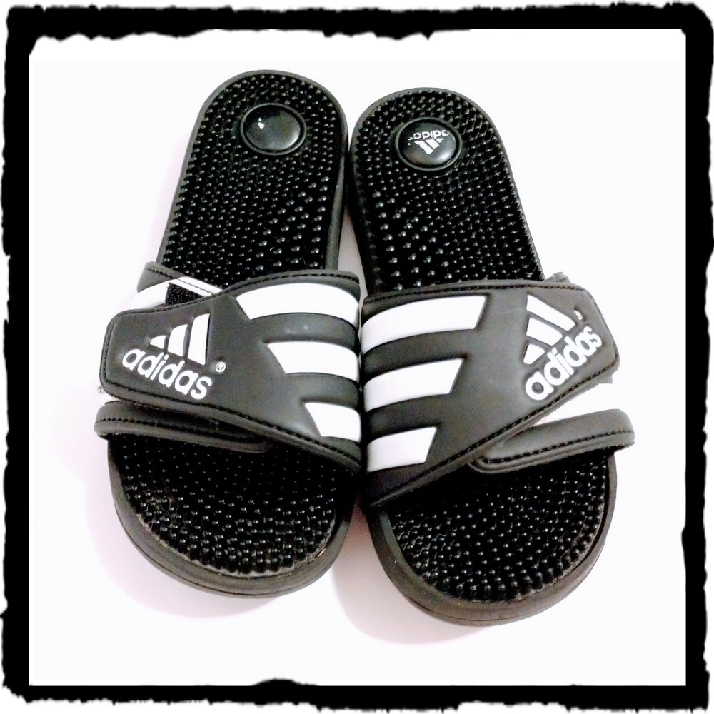 Retro Adidas Adjustable Massage Slide Sandals